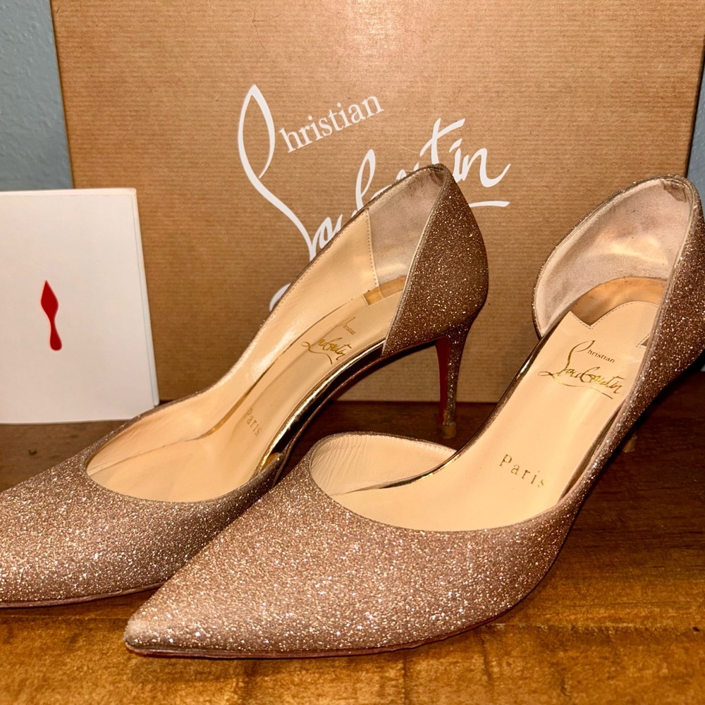 Christian Louboutin Iriza Glitter Pumps